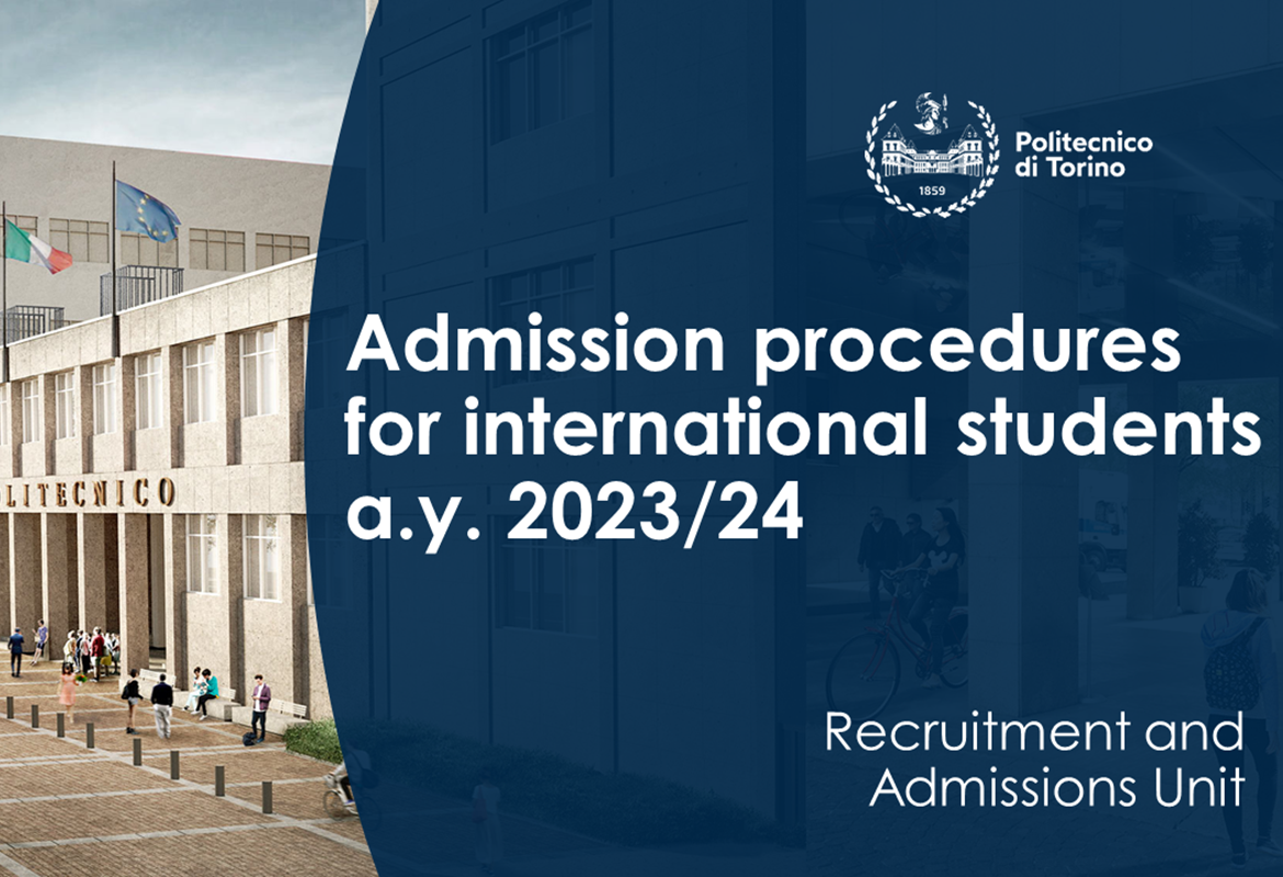 Copertina di Open Day Online 2023 - Admission procedures for international students
