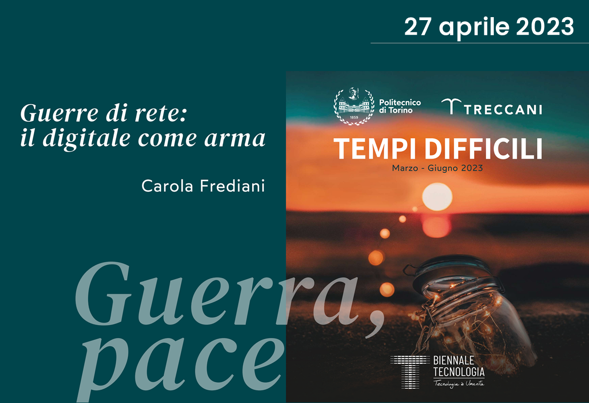 Copertina di  Politecnico di Torino - DIGITALE. Guerre di rete: il digitale come arma, Carola Frediani