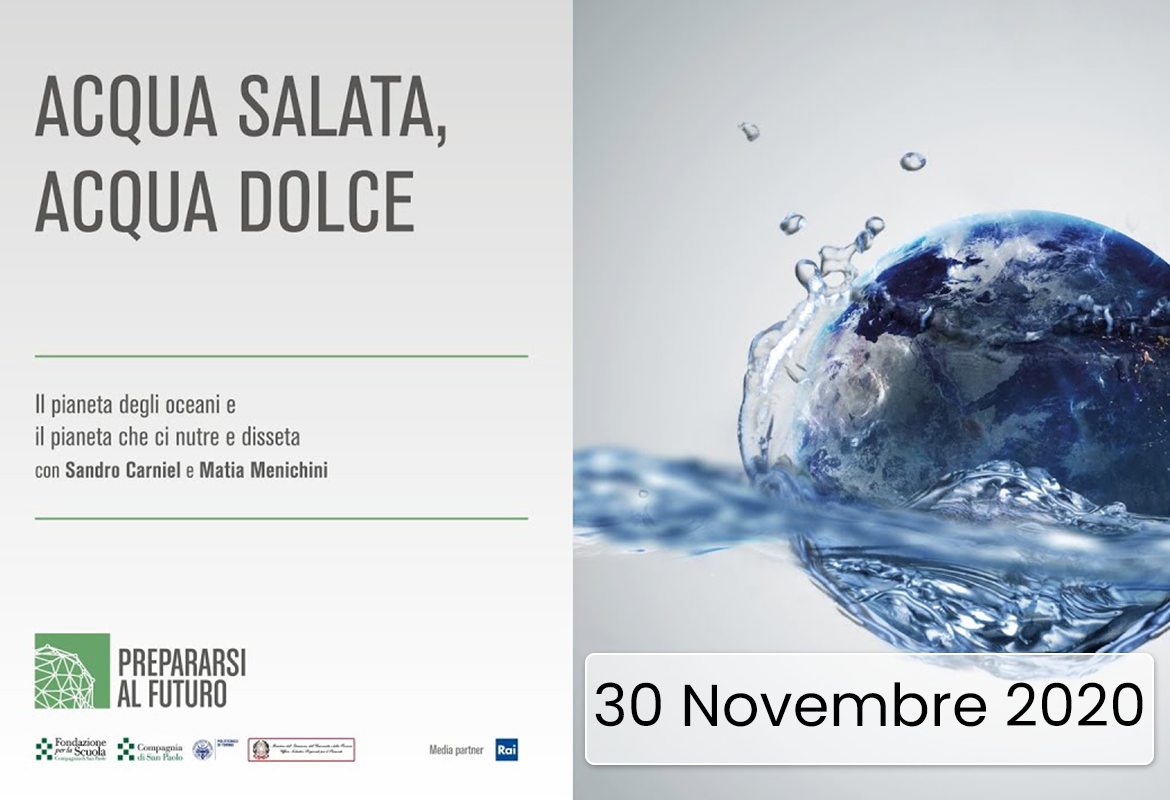 Copertina di ACQUA SALATA, ACQUA DOLCE - Il pianeta degli oceani e il pianeta che ci nutre e disseta